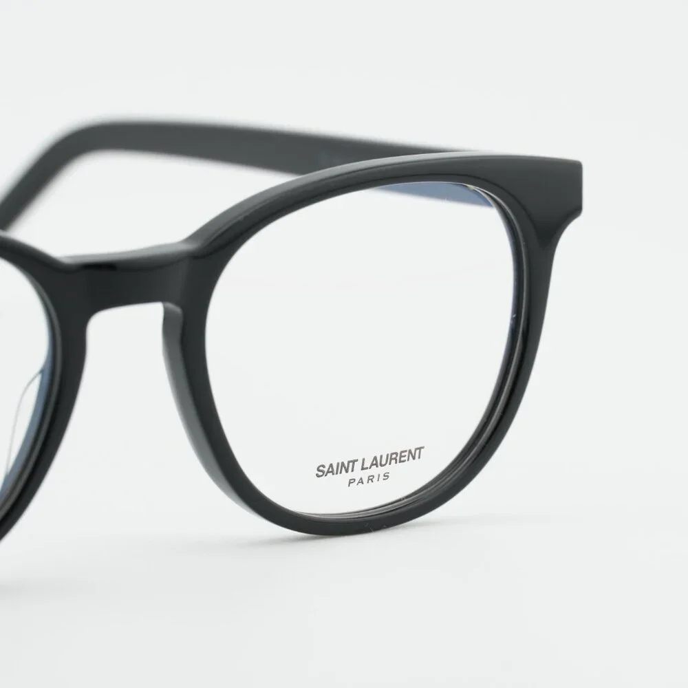 Saint Laurent SL M111 001 Round Eyeglasses Black 52mm Frame